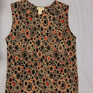 Sleeveless blouse size M